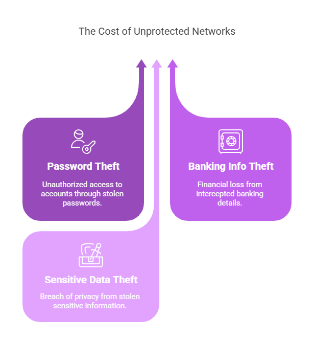Risks of an Unprotected Wifi Network
