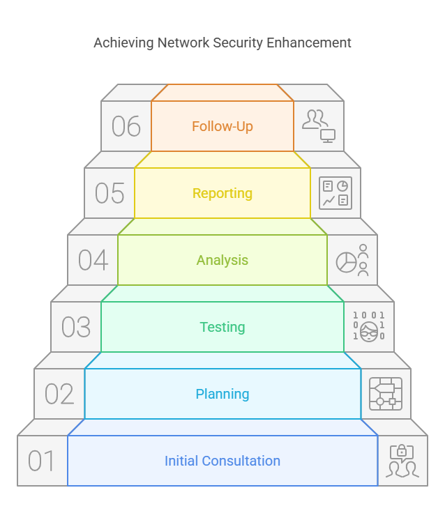 Steps In The Network Penetration Testing Cycle